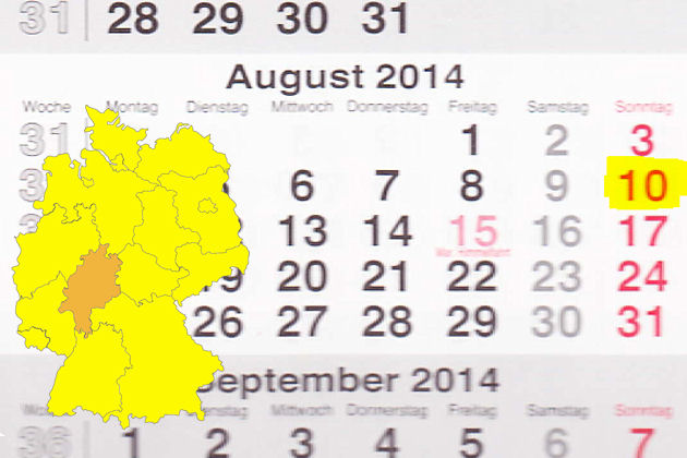 In Hessen laden am 10.08.2014 die Orte Bad Karlshafen und Hilders zum verkaufsoffenen Sonntag ein.