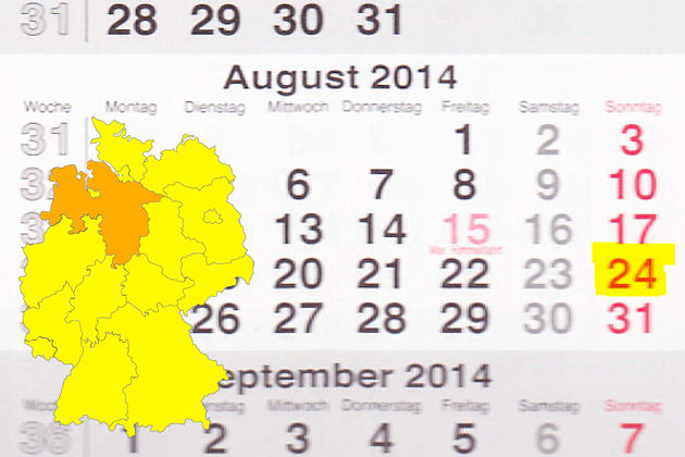 In Niedersachsen laden am 24.08.2014 die Orte Bad Harzburg, Freren, Lamstedt und Papenburg zum verkaufsoffenen Sonntag ein.