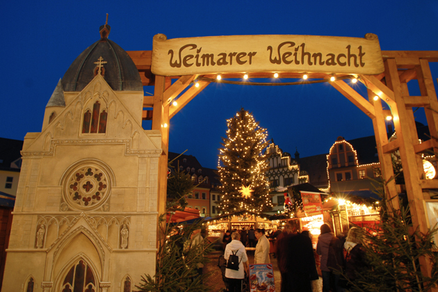 Der Weihnachtsmarkt in Weimar