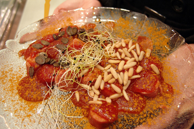 Die Dschungelwurst beim Festival der Currywurst in Neuwied