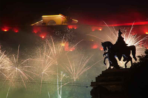  Das Feuerspektakel Rhein in Flammen ist auch 2014 der Veranstaltungshöhepunkt im UNESCO-Welterbe Oberes Mittelrheintal.