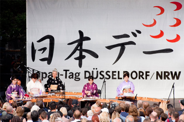 Erleben Sie japanische Musik auf dem Japantag in Düsseldorf am 17.05.2014.