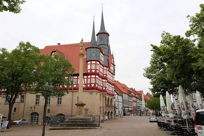 Rathaus Duderstadt, Ansicht von Osten