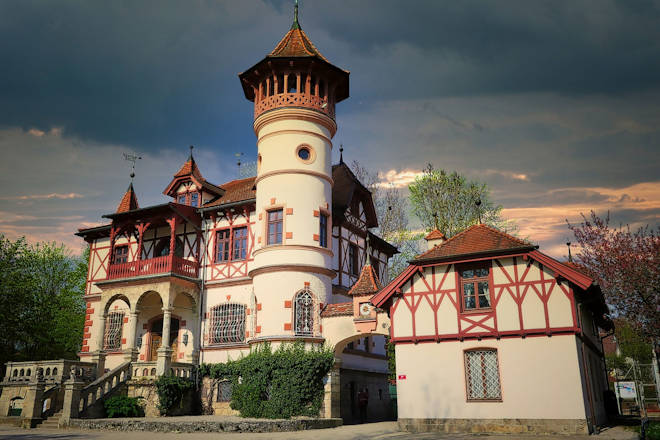 Scheuermann-Schlösschen (Kurparkschlösschen) in Herrsching am Ammersee