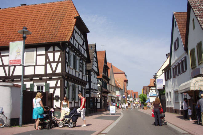Ortskern von Kandel (Pfalz)