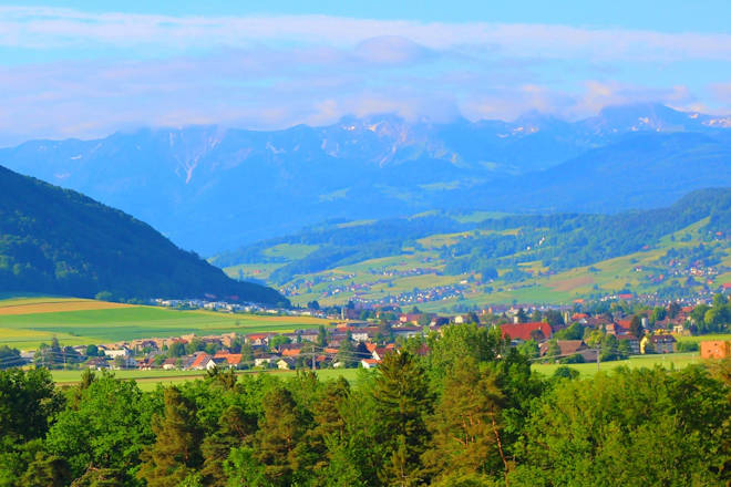Blick auf Münsingen