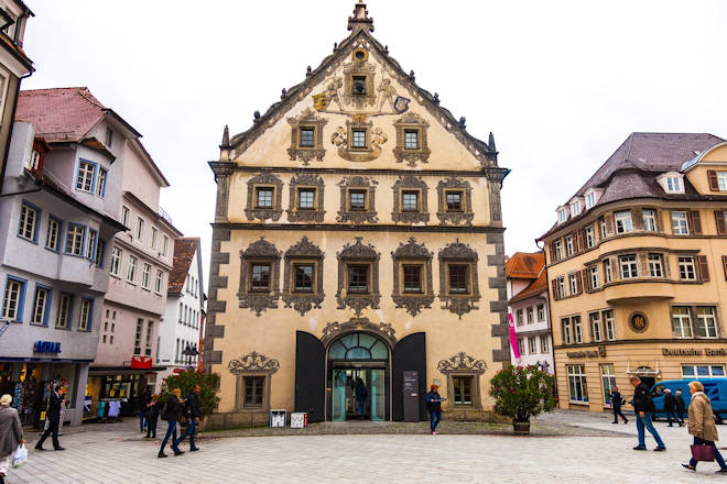 Lederhaus am Marienplatz in Ravensburg