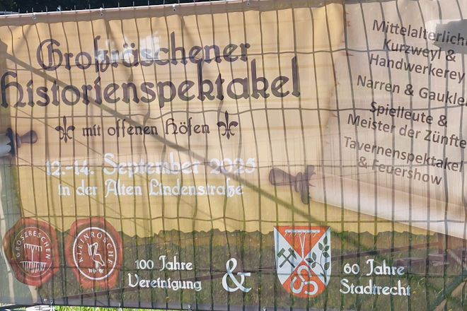 Großräschen lädt vom 12. bis 14.09.2025 ein zum Historienspektakel.