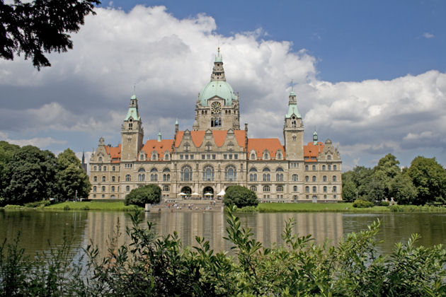 Das Neue Rathaus - eines der beliebtesten Sehenswürdigkeiten Hannovers.