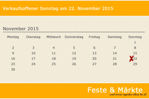 Warum gibt es zum Totensonntag am 22.11.2015 kaum verkaufsoffene Sonntage?