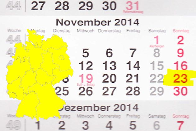 Warum gibt es zum Totensonntag am 23.11.2014 kaum verkaufsoffene Sonntage?