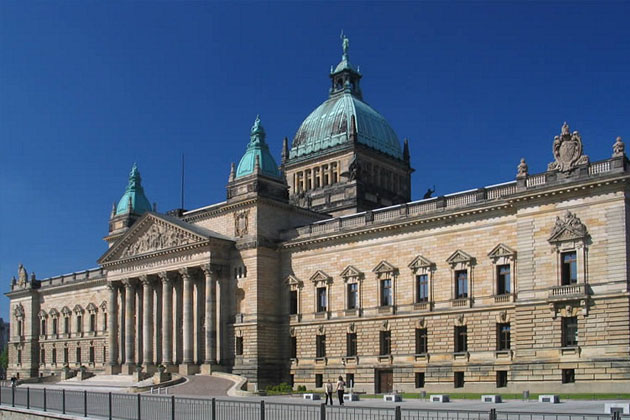 Das Reichsgerichtsgebäude in Leipzig ist Sitz des Bundesverwaltungsgerichts