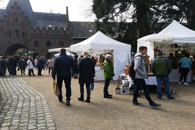 Wegen der Corona-Pandemie findet der Frühlingsmarkt auf Schloss Paffendorf 2020 später als gewohnt statt.