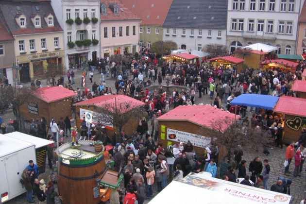 Der Pfefferkuchenmarkt in Pulsnitz, vom 07.11.2014 bis 09.11.2014, eröffnet Weihnachtsmarkt-Saison 2014