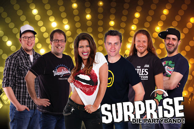 Mit der Partyband Surprise startet der Plauener Frühling 2018.