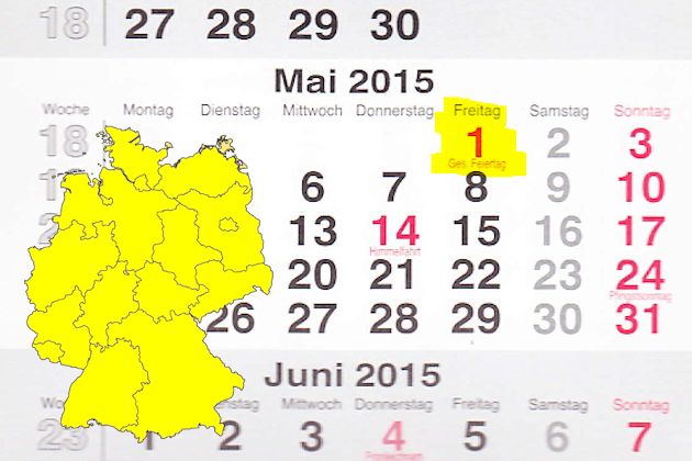 Am 1. Mai 2015 laden Bad Wörishofen, Gersthofen, Simbach, Dürmentingen, Bad Sassendorf, Seifhennersdorf, Peißen   und Steinbach-Hallenberg zum verkaufsoffenen Feiertag ein. Darüber hinaus gibt es weitere   Shopping-Tipps für den Maifeiertag.