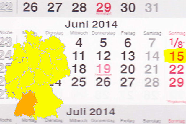 In Baden-Württemberg laden am 15.06.2014 die Orte Filderstadt, Forst (Baden), Ilshofen, Neckarsulm und Wendlingen am Neckar zum verkaufsoffenen Sonntag ein.