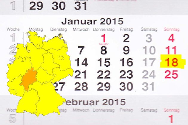 In Hessen haben wir für den 18.01.2015 leider keine regulären verkaufsoffenen Sonntage gefunden, dafür haben wir aber spezielle Shoppingtipps für Frankfurt am Main, Wiesbaden, Kassel und Darmstadt.