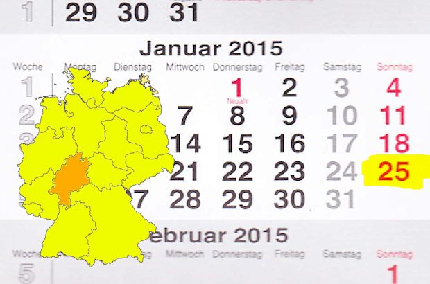 In Hessen haben wir für den 25.01.2015 leider keine regulären verkaufsoffenen Sonntage gefunden, dafür haben wir aber spezielle Shoppingtipps für Frankfurt am Main, Wiesbaden, Kassel und Darmstadt.