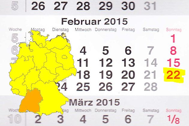 In Baden-Württemberg haben wir für den 22.02.2015 leider keine regulären verkaufsoffenen Sonntage gefunden, dafür haben wir aber spezielle Shoppingtipps für Stuttgart und Heidelberg.