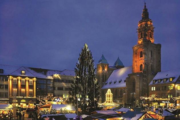 Zum Weihnachts-Nightshopping am 28.11.2015 öffnet der Heilbronner Weihnachtsmarkt bis 23 Uhr.