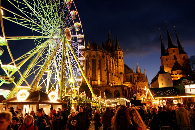 Der Weihnachtsmarkt in Erfurt