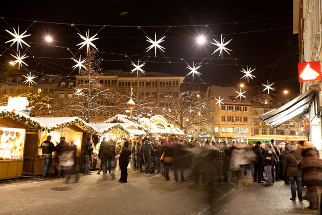 Weihnachtsmarkt am See in Konstanz